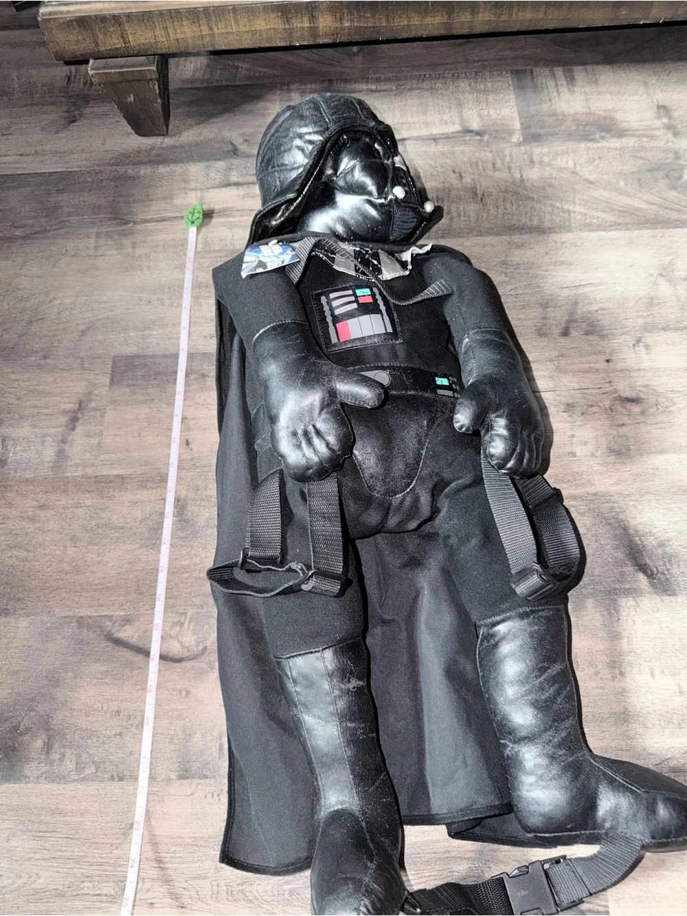 Vintage Star Wars Black Darth Vader Plush Character Backpack